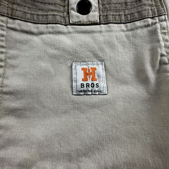 Howler Bros Clarksville Walk Short Men 36 7" Khaki Reinforced Pocket Chino Tan - Picture 8 of 10